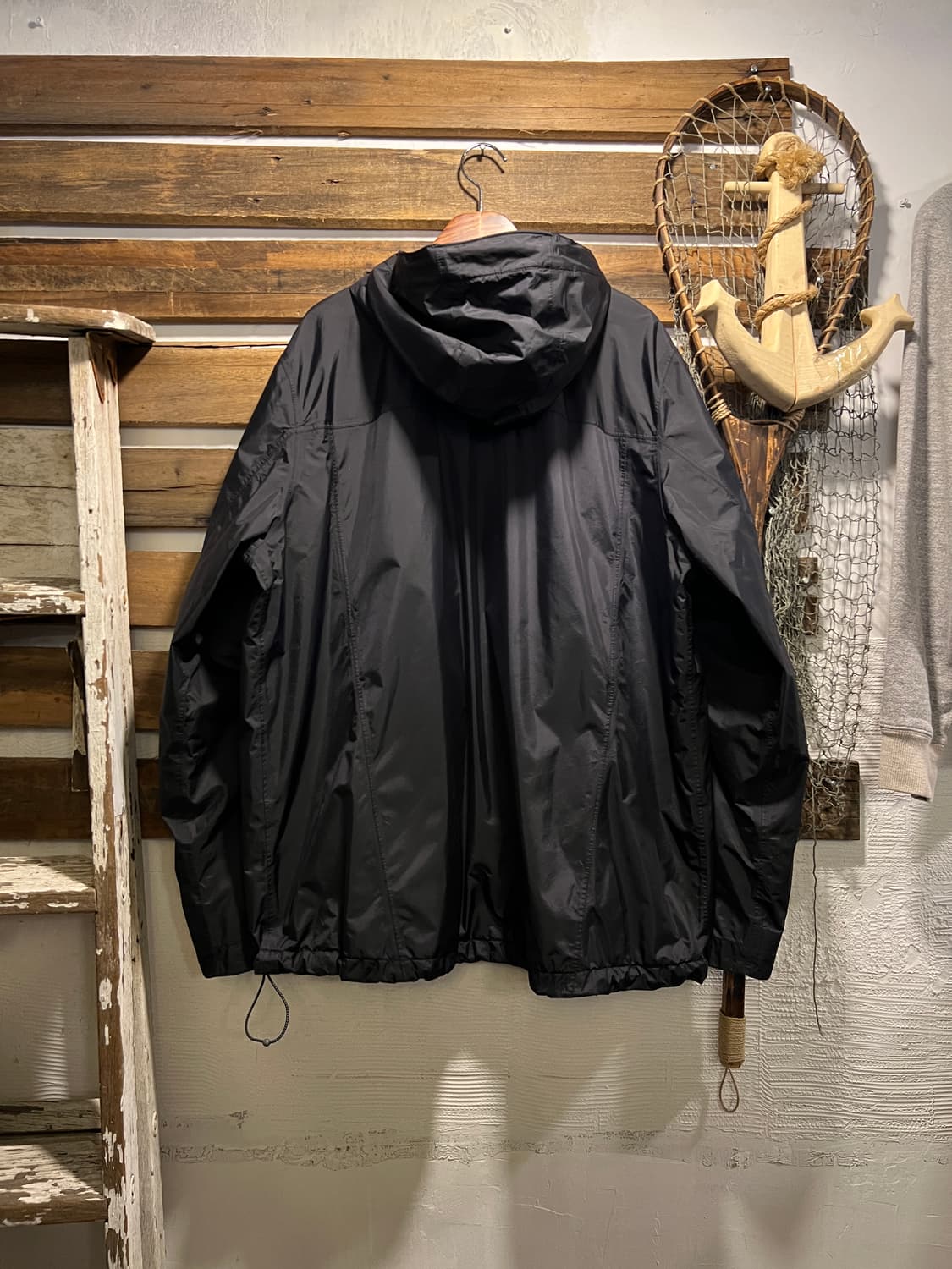 [2XL]L.L.Bean 엘엘빈 플리스 라이닝 블랙 나일론 윈드 브레이커 상품이미지7