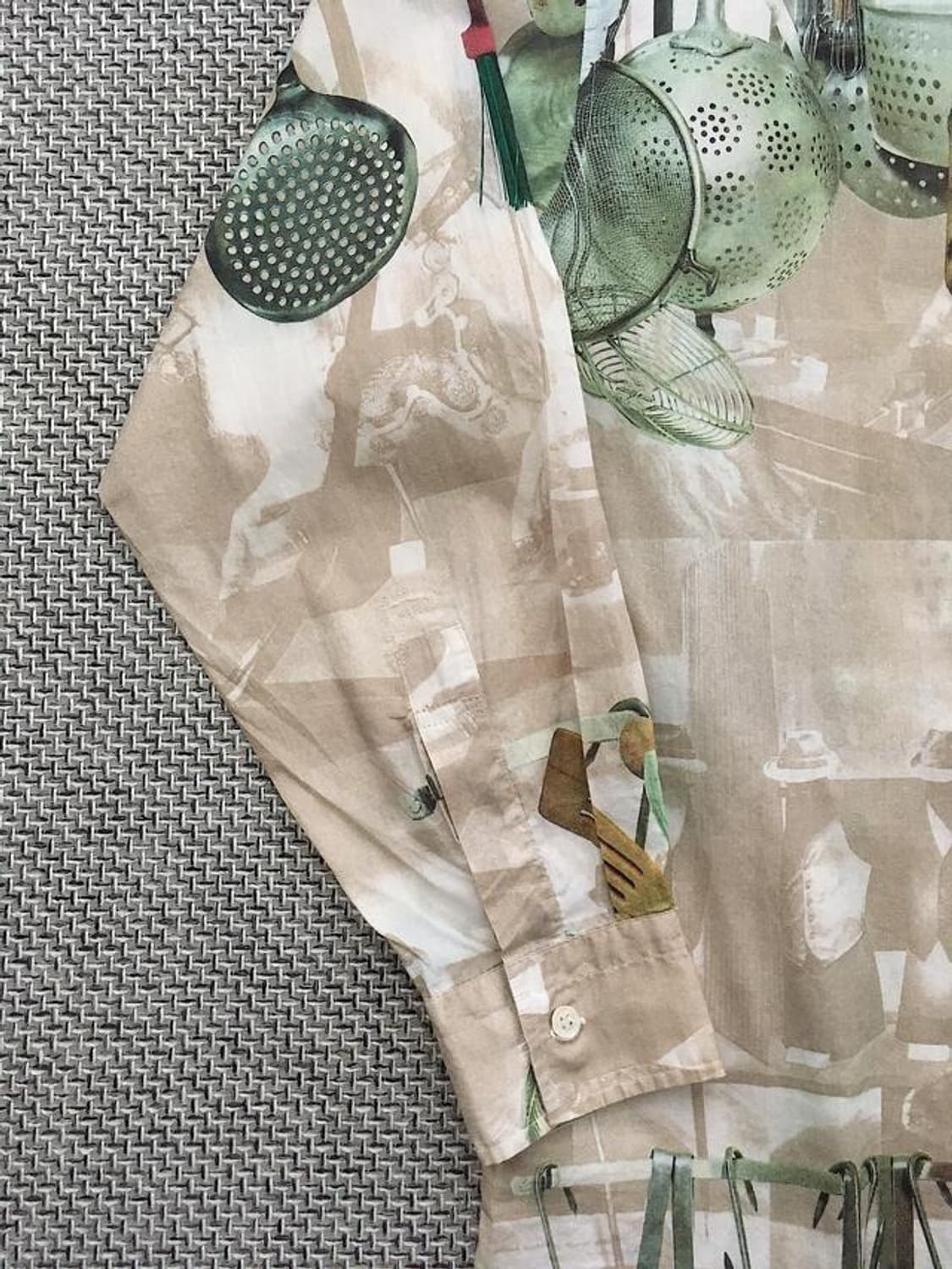 All-over printed Italy fabric b.u shirts 상품이미지3