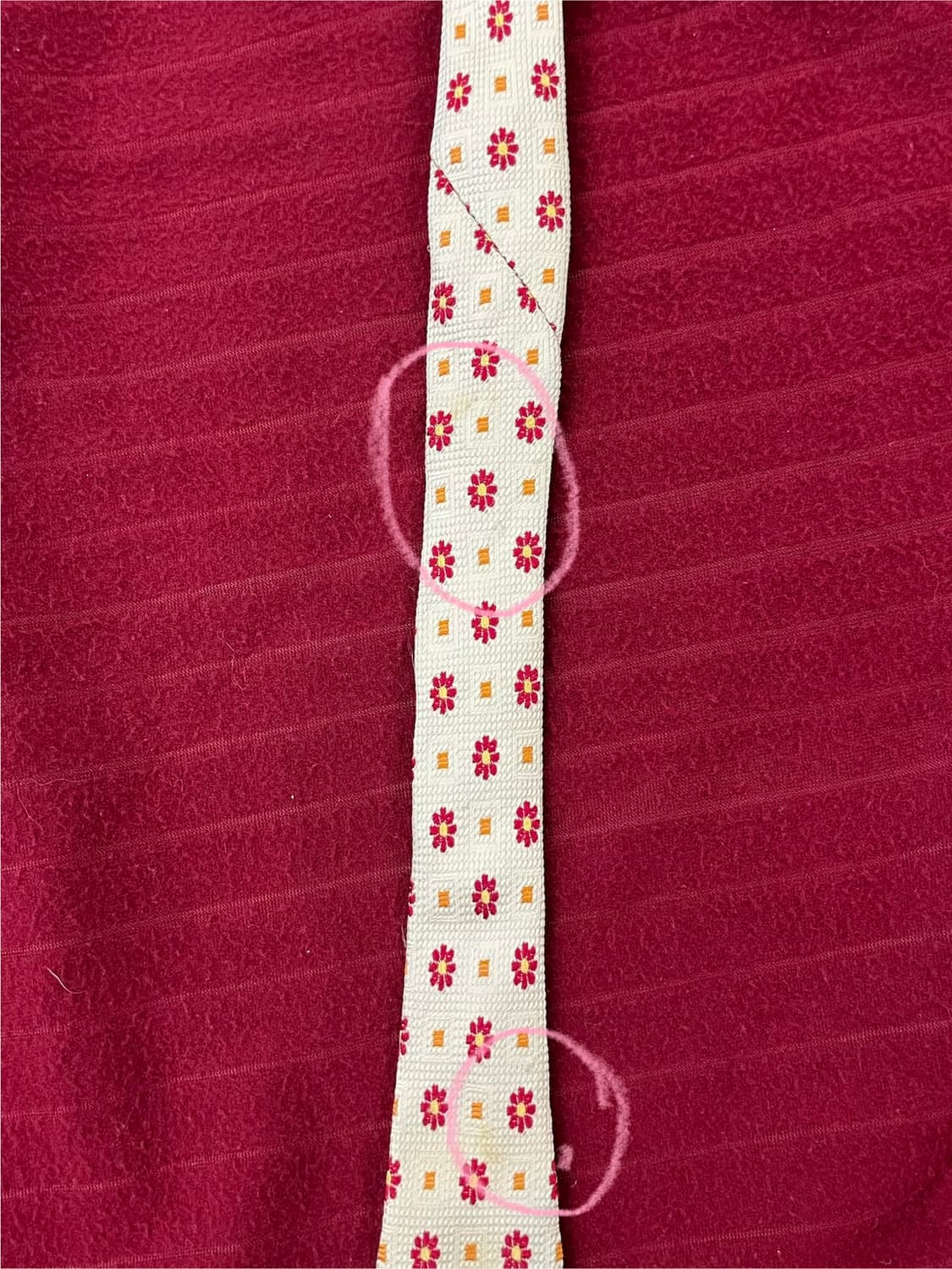 입생로랑 플라워 패턴 넥타이 #csz3056 상품이미지5