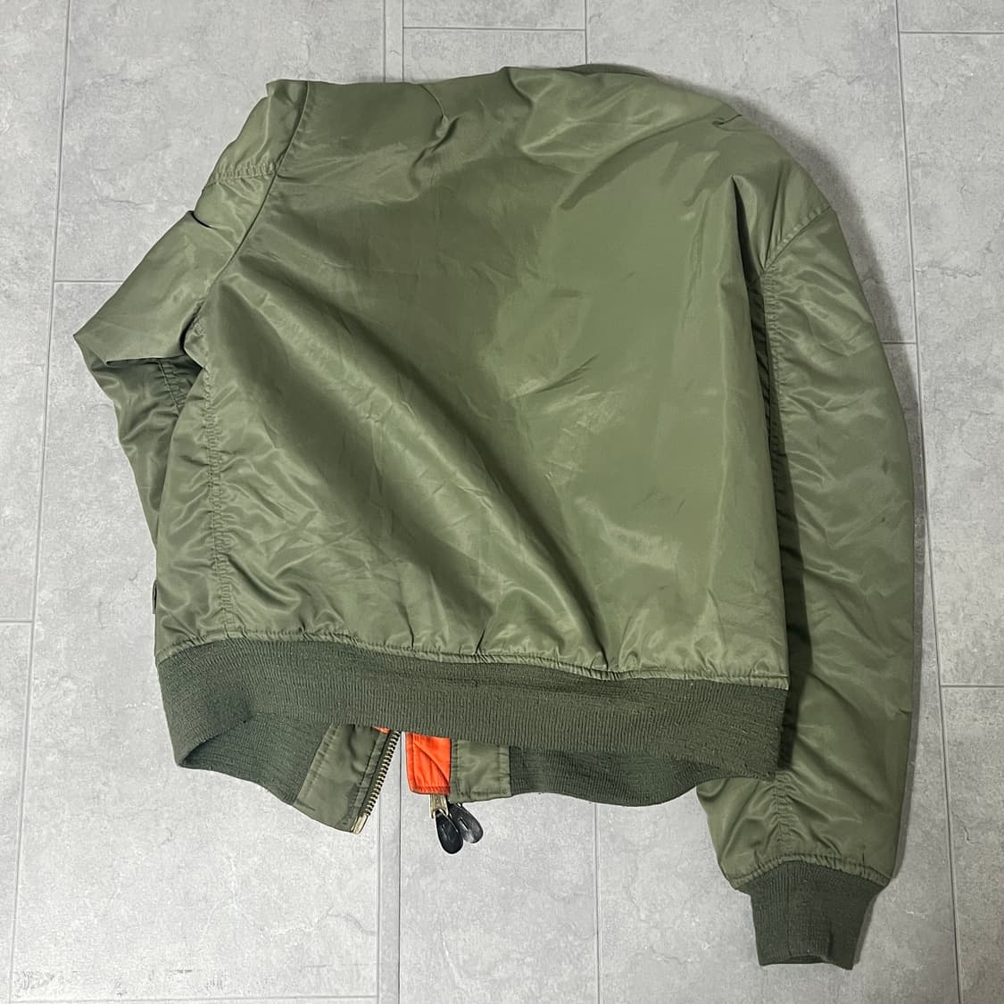 1980s 빈티지 MA-1 올리브 (Large) 상품이미지10