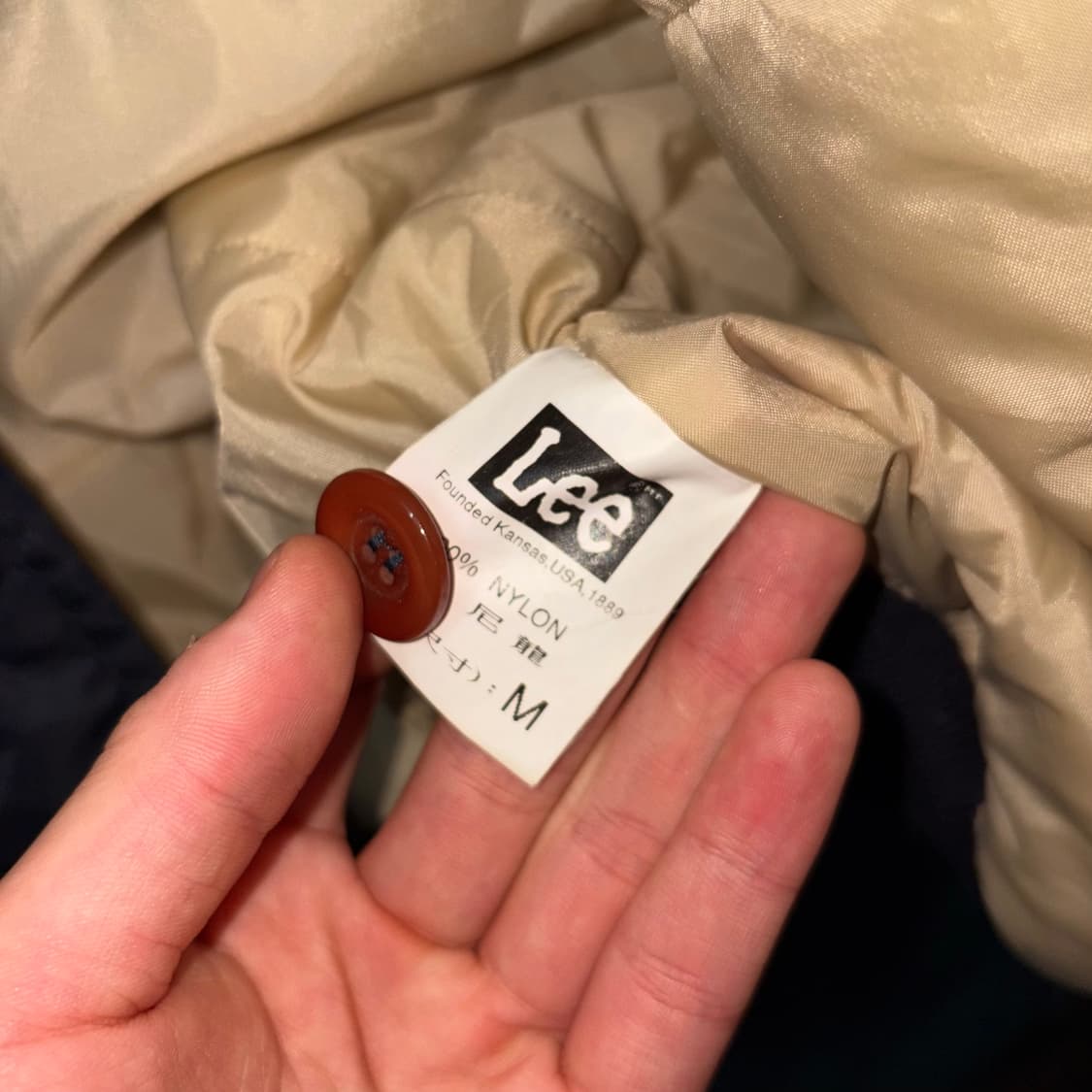 (M) 90s Lee 나일론 항공 점퍼 자켓 made in JAPAN 상품이미지7