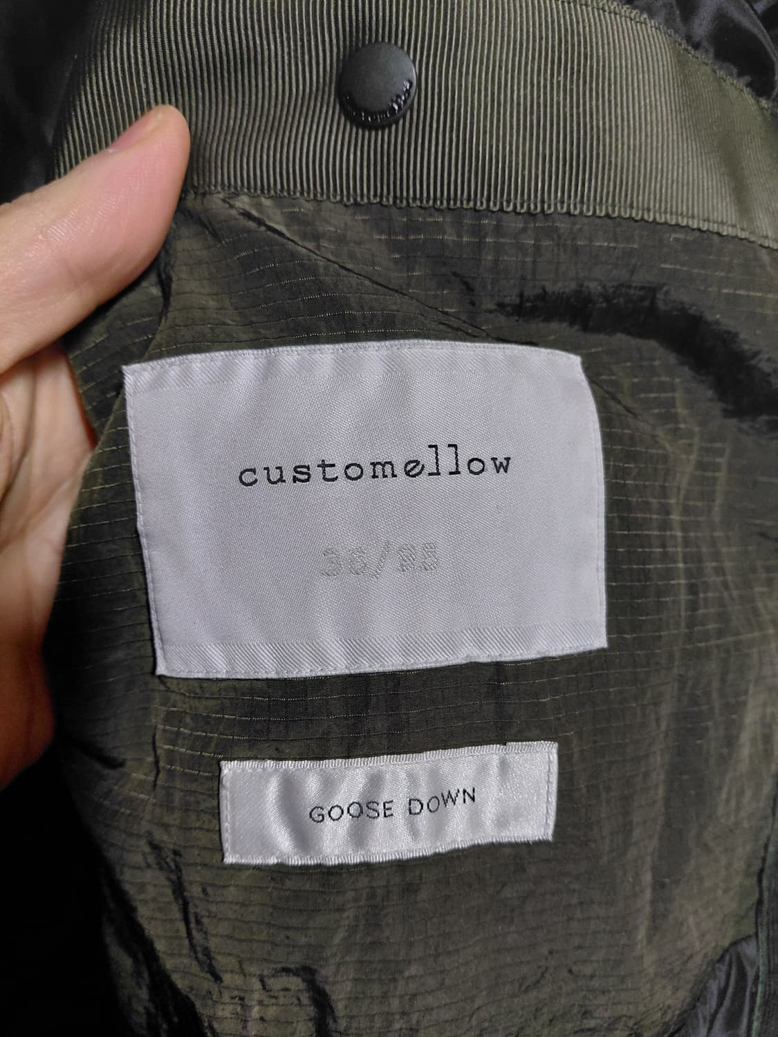 [커스텀멜로우]구스다운 오버핏 퀄팅 패딩 코트 95~105사이즈 상품이미지4