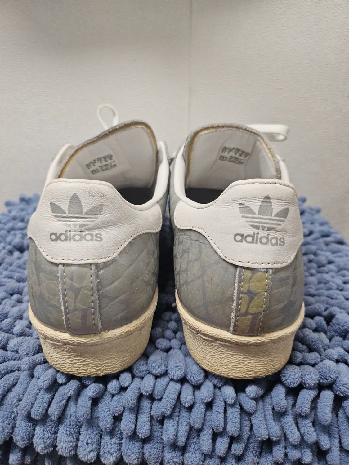 [260] 아디다스 슈퍼스타 80s 실버 화이트 뱀피 상품이미지6
