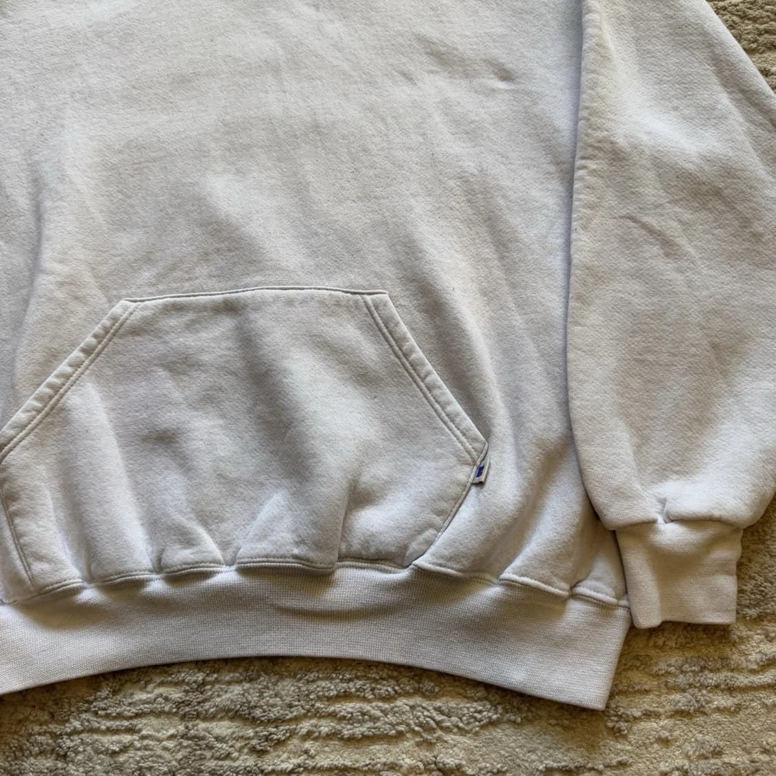 90s 러셀 애슬레틱 빈티지 플레인 스웻 후드티 상품이미지2