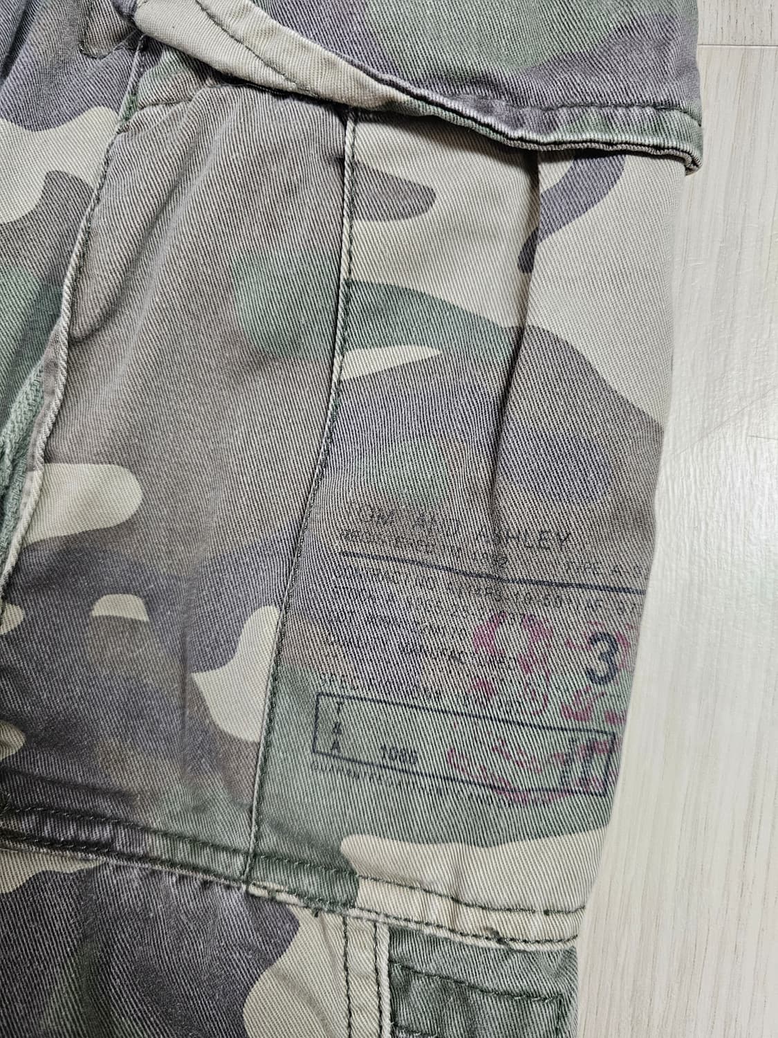 ​[28] 탐앤애슐리 빈티지 오리지널 카모플라쥬 카고 팬츠 상품이미지6