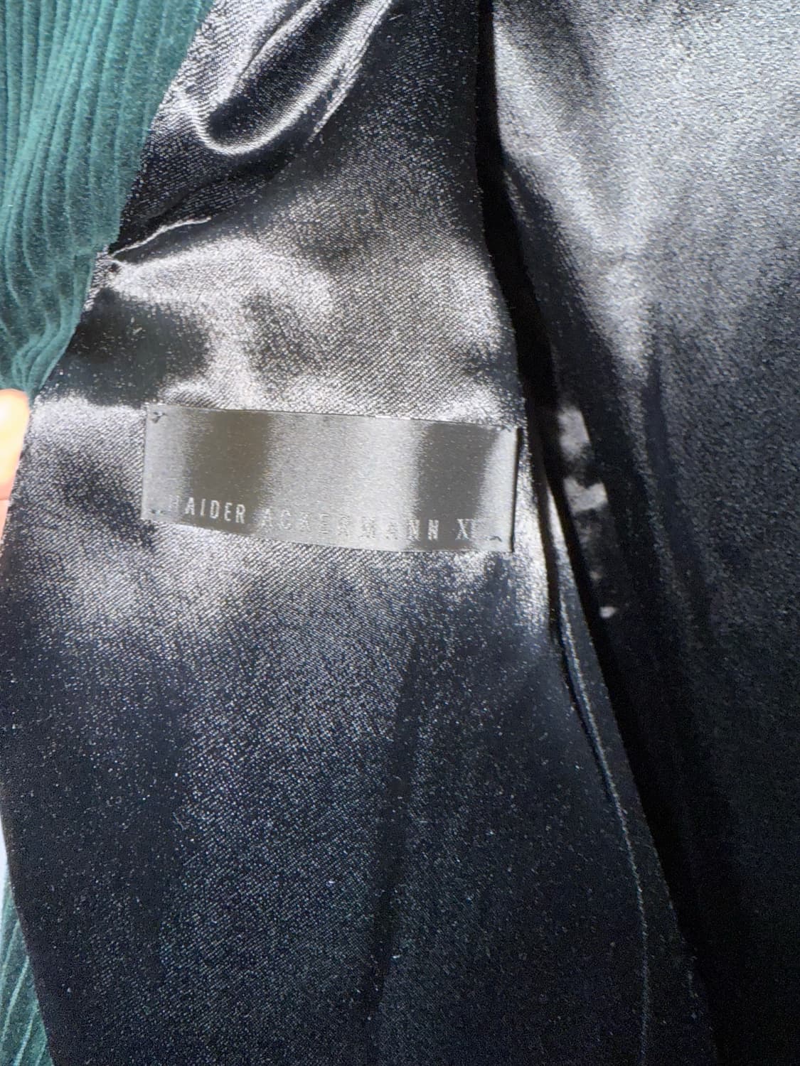 하이더 아커만 그린 코듀로이 더블 코트 XL 상품이미지2