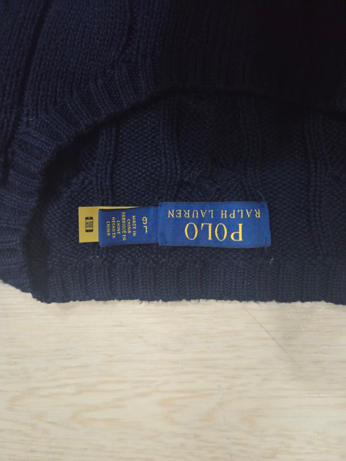 폴로 네이비 꽤배기니트 상품이미지3