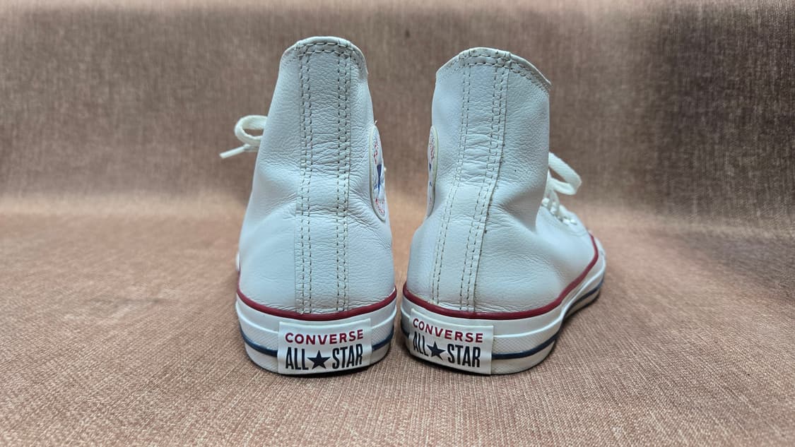 컨버스 250mm- 올스타 레더 하이 화이트 상품이미지5