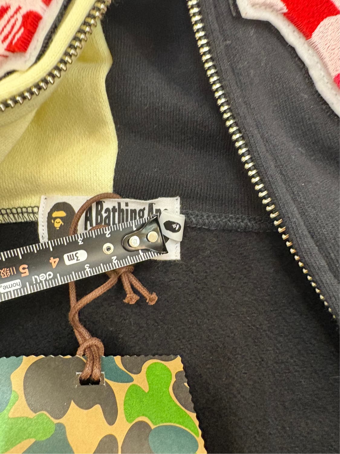 베이프 샤크 풀집 후디 – 올 스티치·탈착 패널 버전 상품이미지4