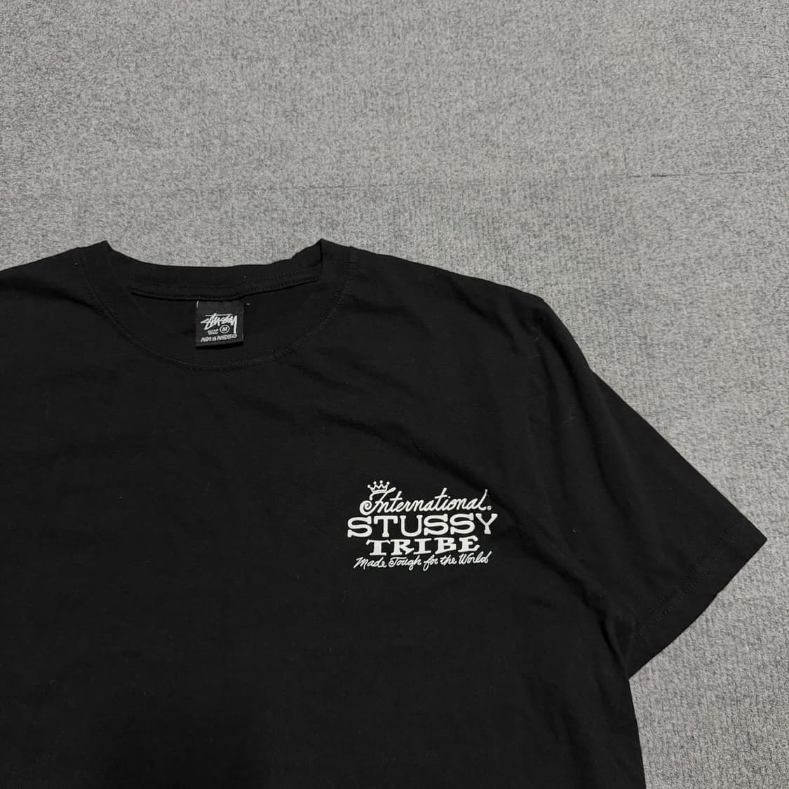 스투시 블랙 반팔 티셔츠 M 상품이미지2