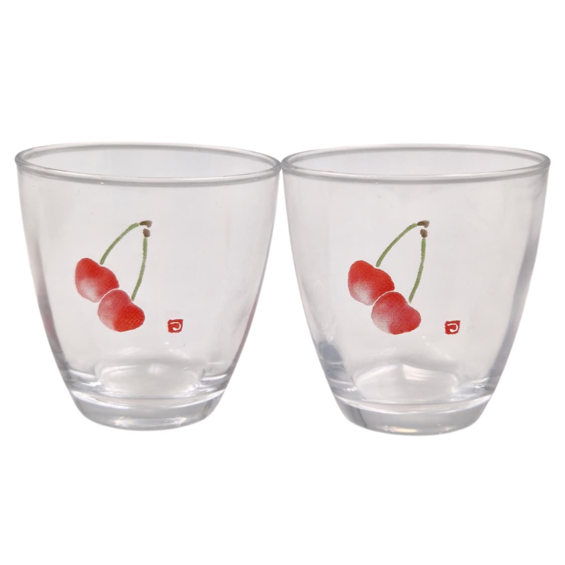 00s 카타오카 츠루타로 스윌 체리 글라스 2p 상품이미지3