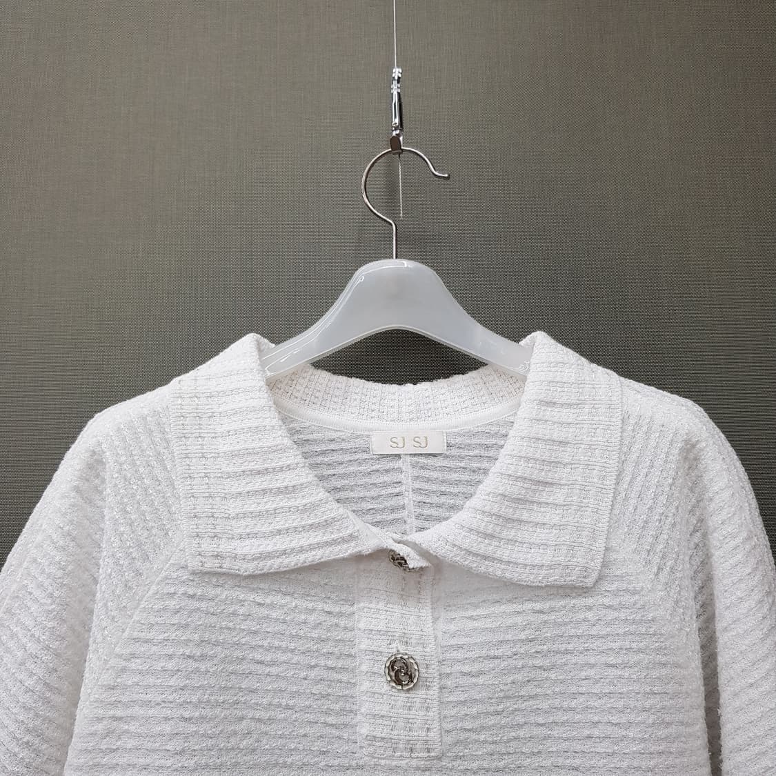 한섬 SJSJ 2021 글리터 니트 탑 90F사이즈 상품이미지3