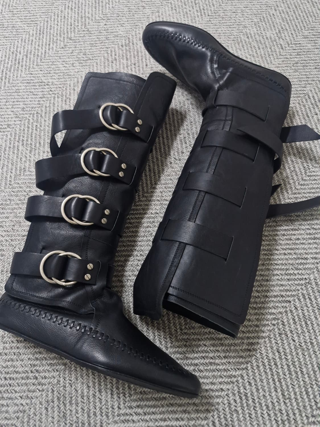 (미시착새상품) 앤드뮐미스터 레이스 하이탑 부츠 42사이즈 상품이미지1