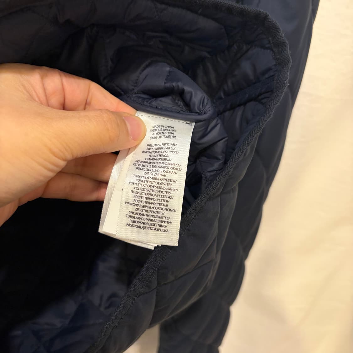 폴로 랄프로렌 네이비 퀼팅 자켓 상품이미지4