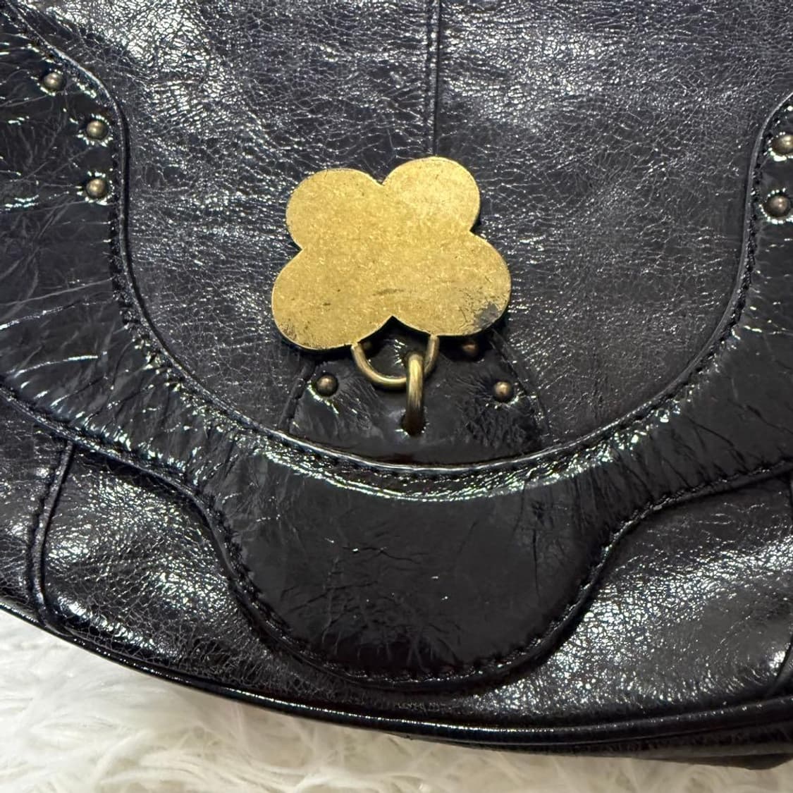 안나수이 레더 플라워 숄더백 상품이미지4