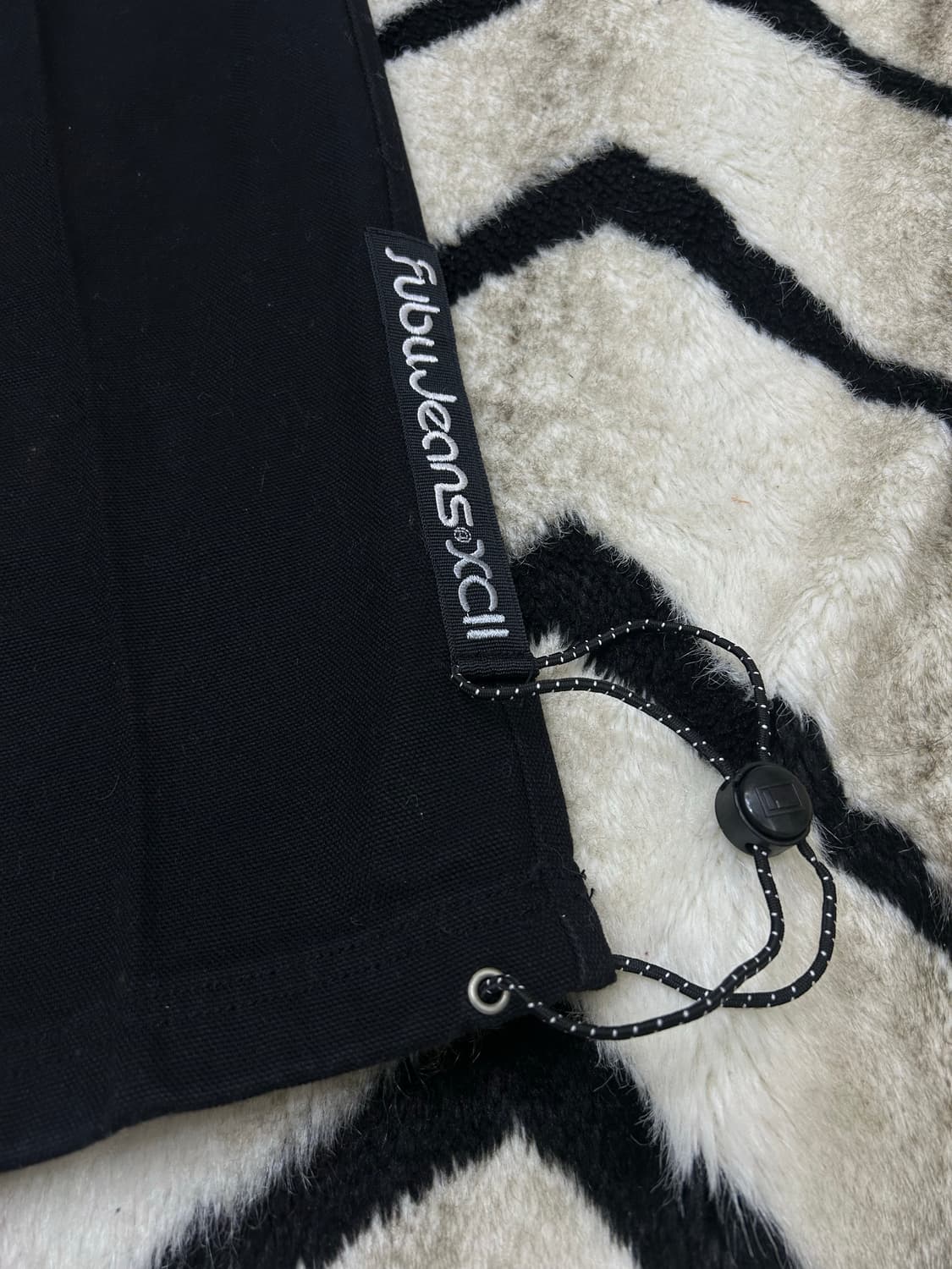 [30]FUBU 00s 더블니 데님팬츠/블랙 상품이미지5