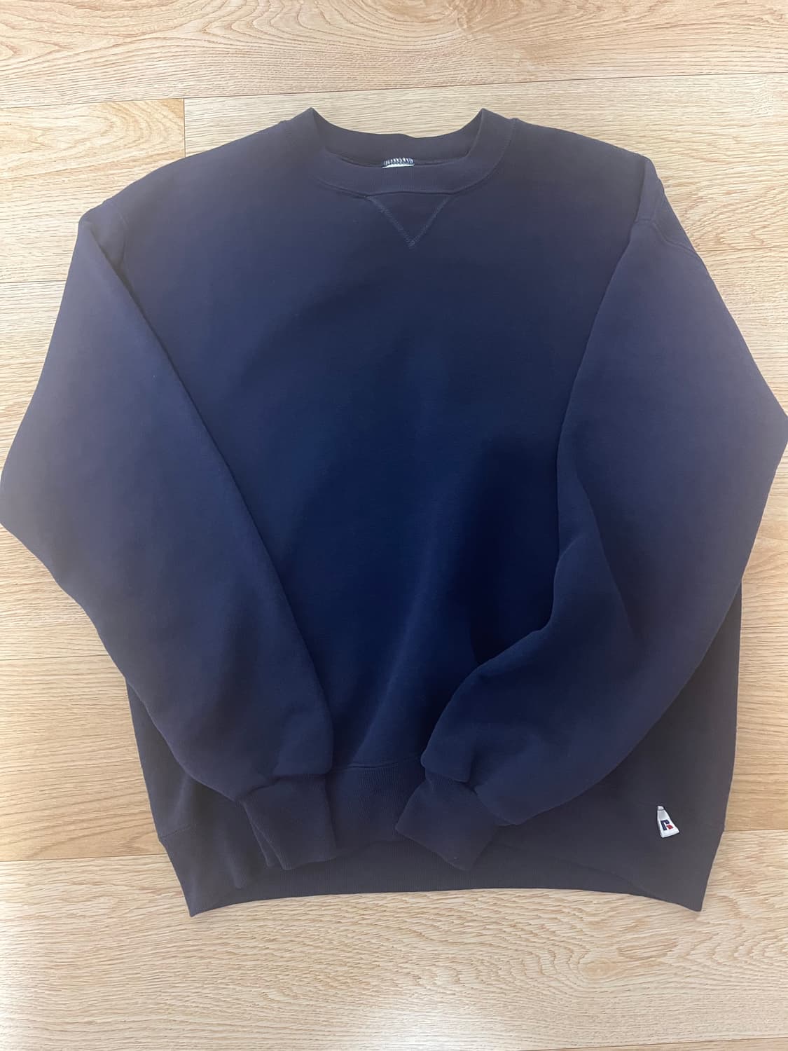 90s 러셀 스웻셔츠 네이비 팜니다 상품이미지1