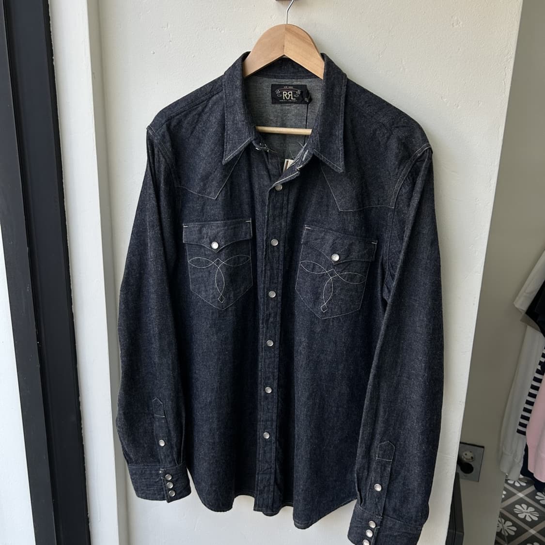 14915 - RRL 웨스턴 데님 셔츠 상품이미지2