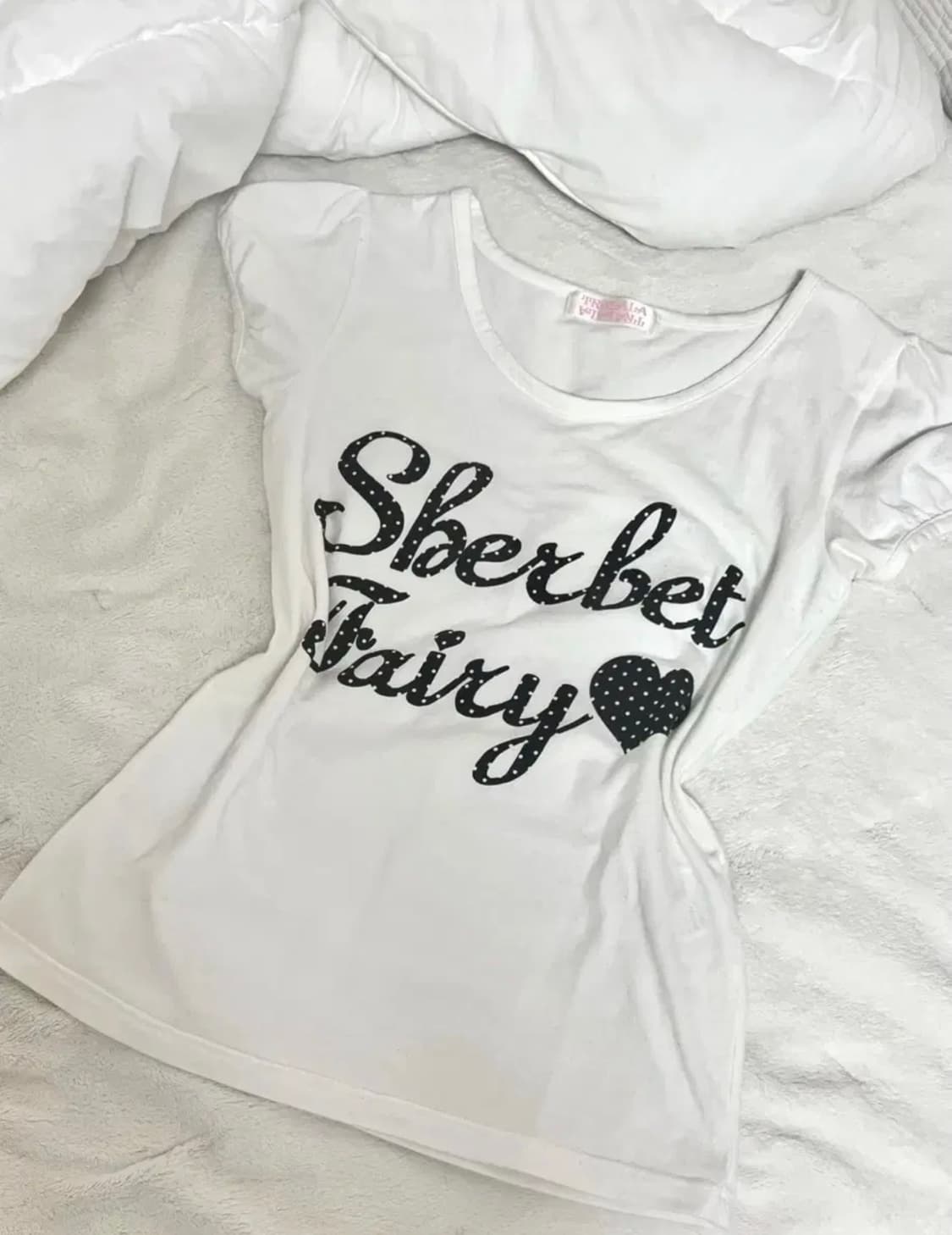 트랄라라 하트 도트 러블리 반팔탑  상품이미지1