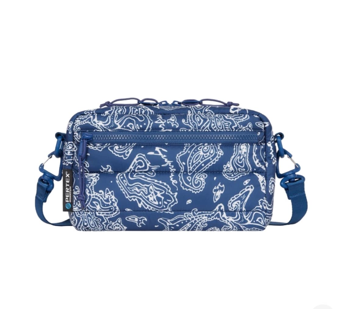 슈프림 퍼퍼 사이드백 블루 페이즐리  상품이미지2