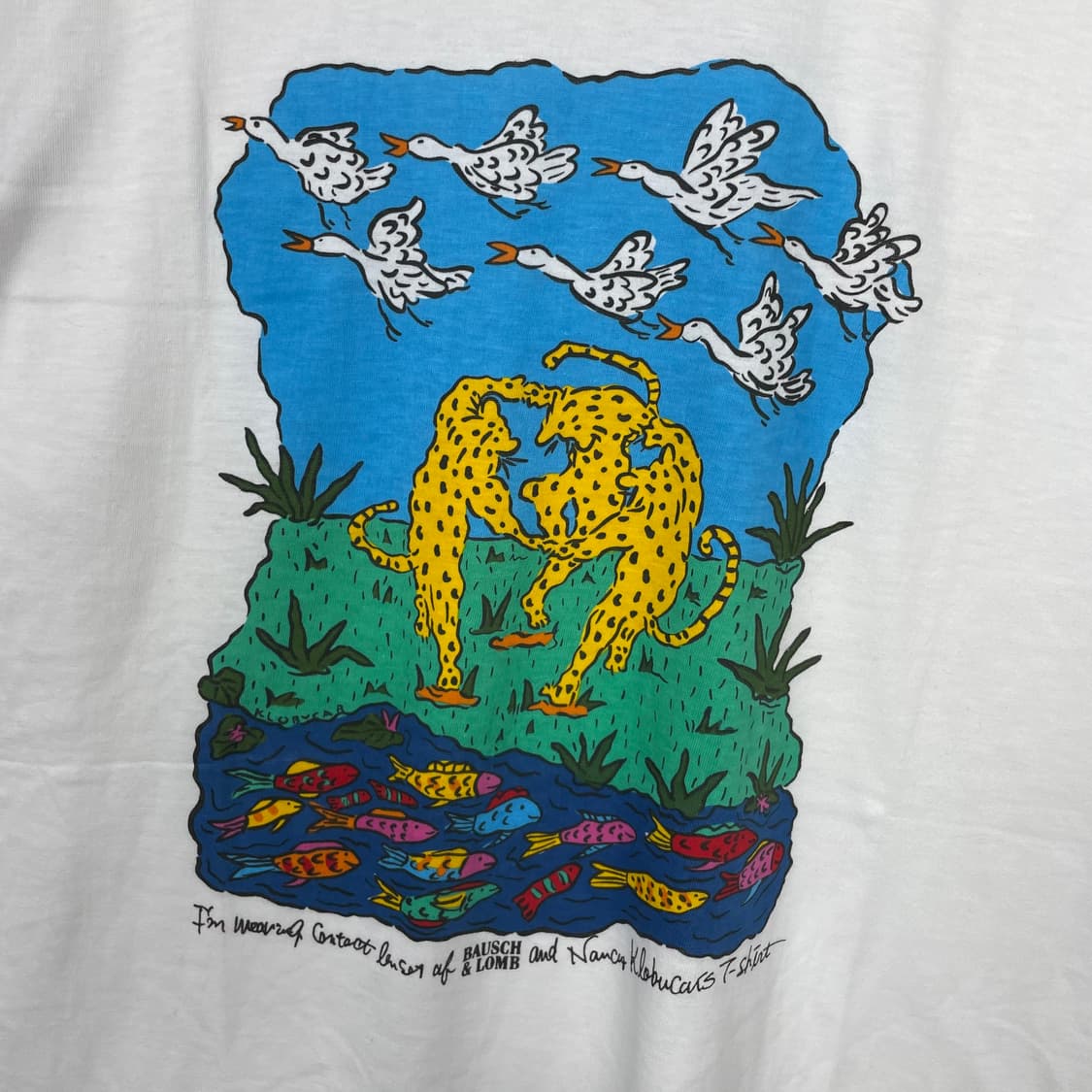 90s 빈티지 프린팅 반팔 티셔츠 상품이미지4