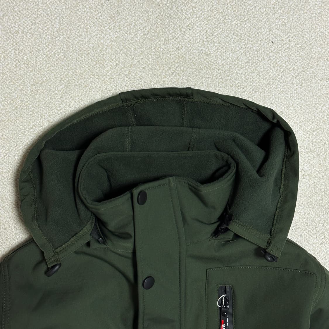 기모 방한 방풍 후드 자켓 상품이미지5