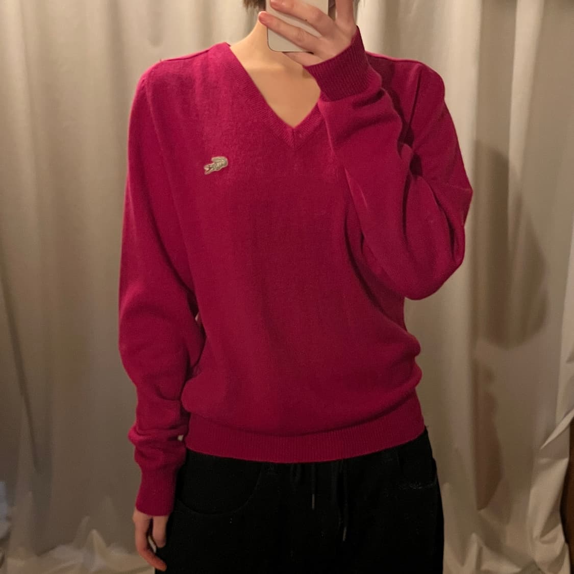 라코스테 브이넥 니트 상품이미지2