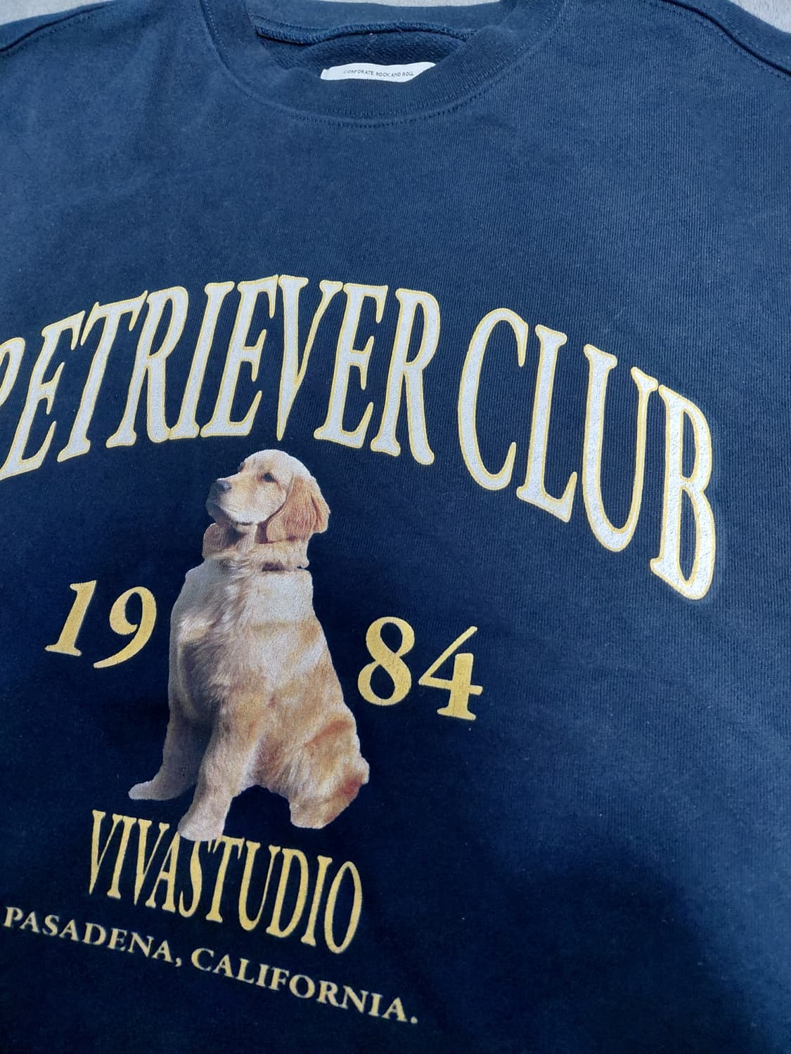 비바스튜디오 리트리버 클럽 맨투맨L 상품이미지4