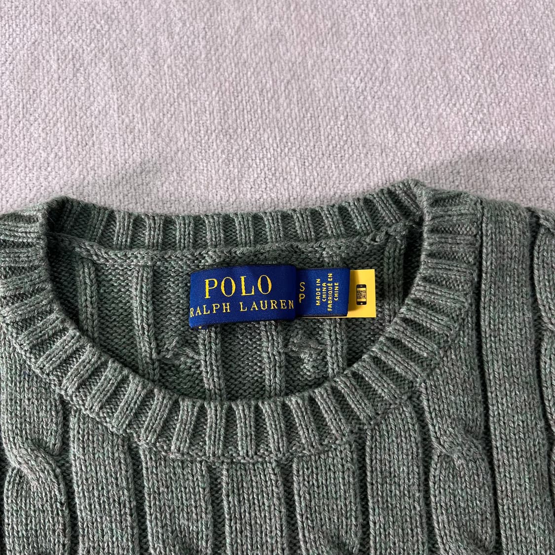 95 폴로랄프로렌 신형라벨 꽈배기 니트 상품이미지3