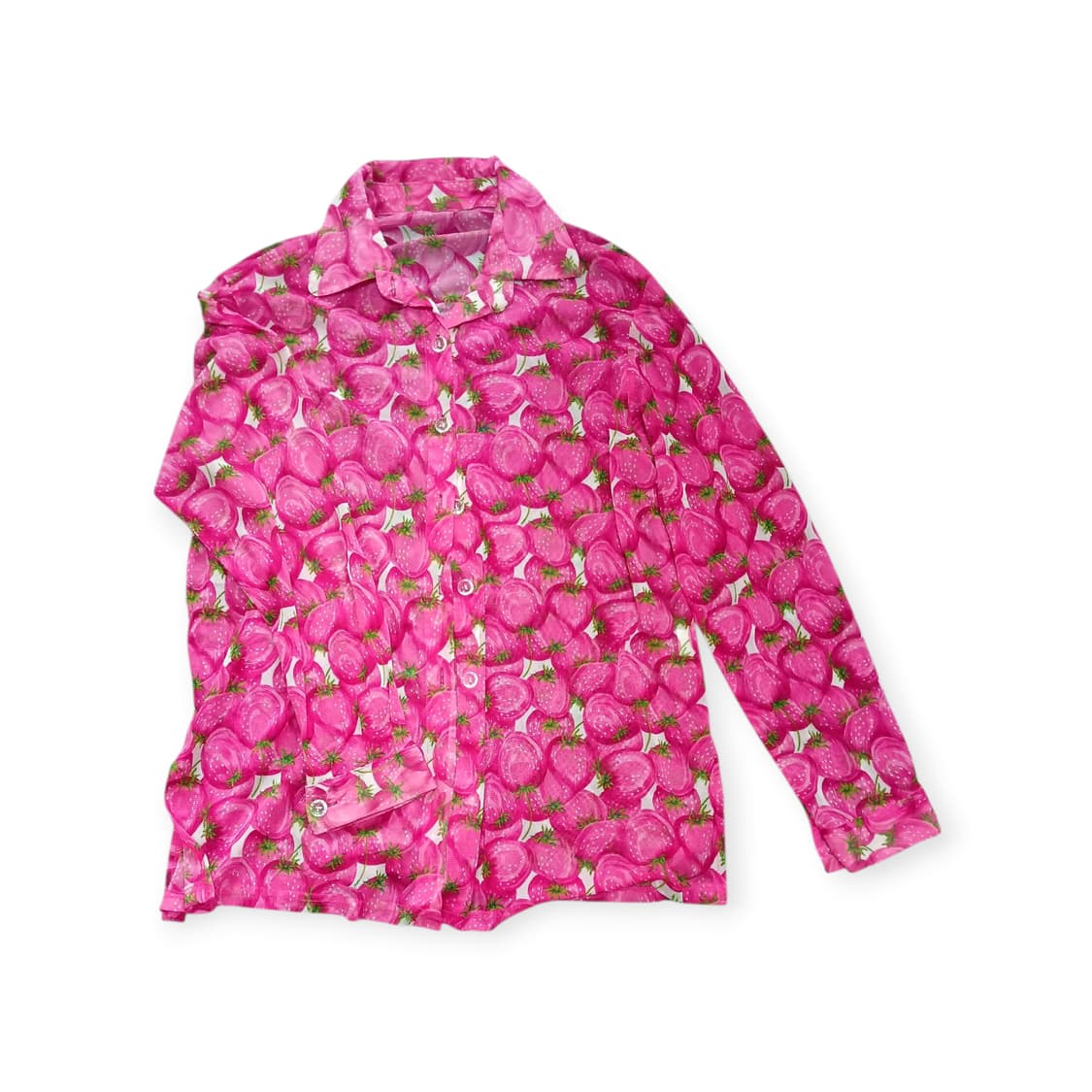 모리걸 하구미 딸기 레이어드 셔츠 상품이미지1