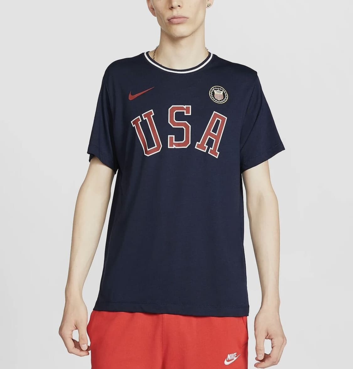 나이키 팀USA 올림픽 반팔티 네이비 여성용 L 상품이미지8