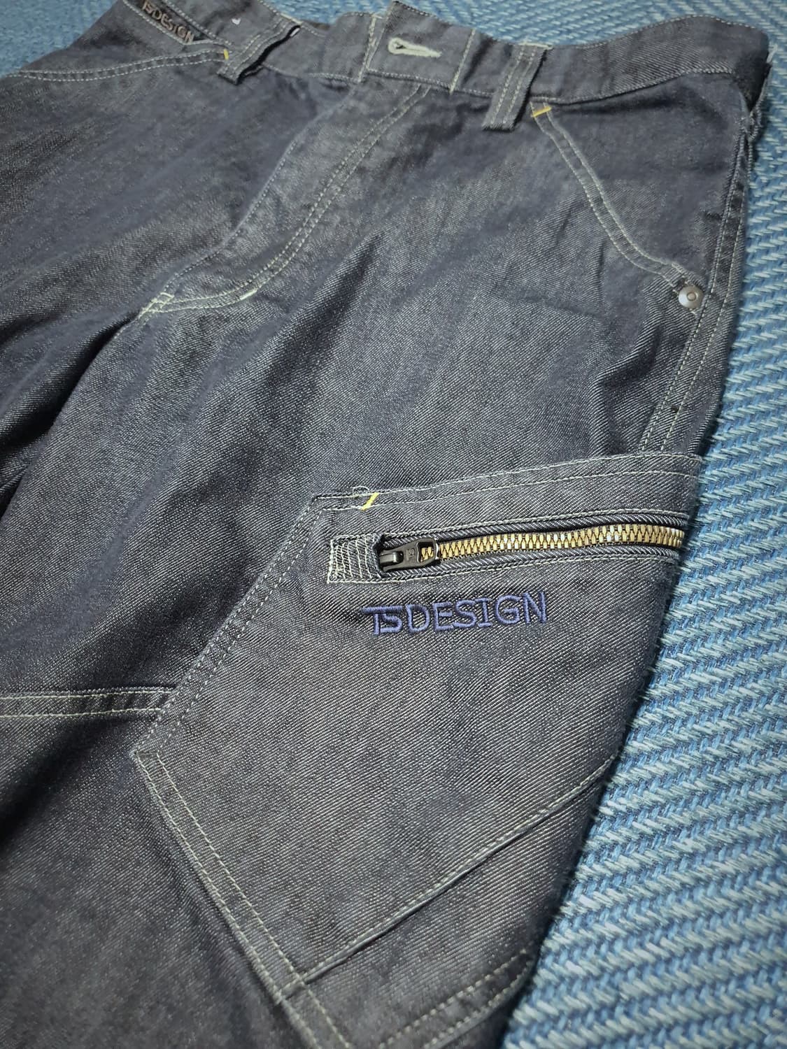 Ts design 워크웨어 데님 카고팬츠 상품이미지3