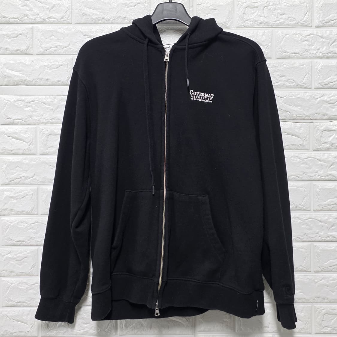 택포_ 커버낫 블랙 후드집업 L 상품이미지1