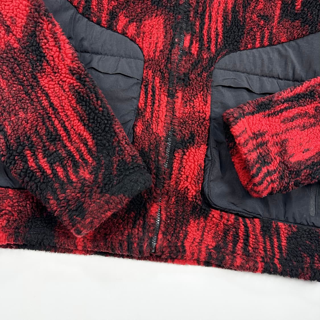 스파이더 풀오버 양털 후디 후리스 XL 상품이미지6