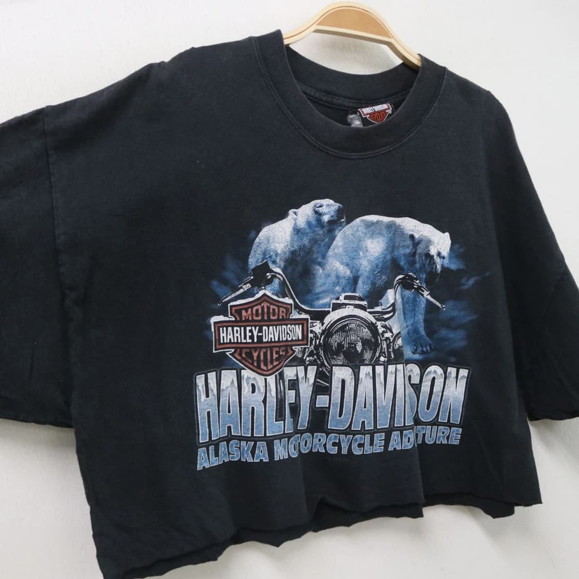 00'S 할리데이비슨 크롭 티셔츠 66388 상품이미지6