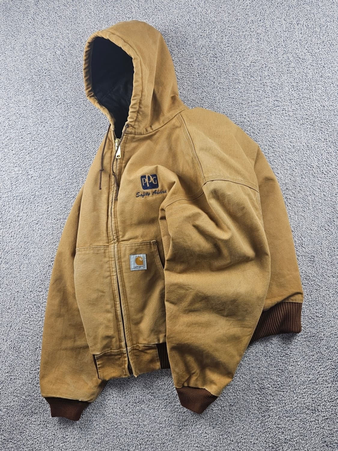 90's USA 칼하트 J04 덕액티브 워크 자켓 (XL추정)/10834 상품이미지3