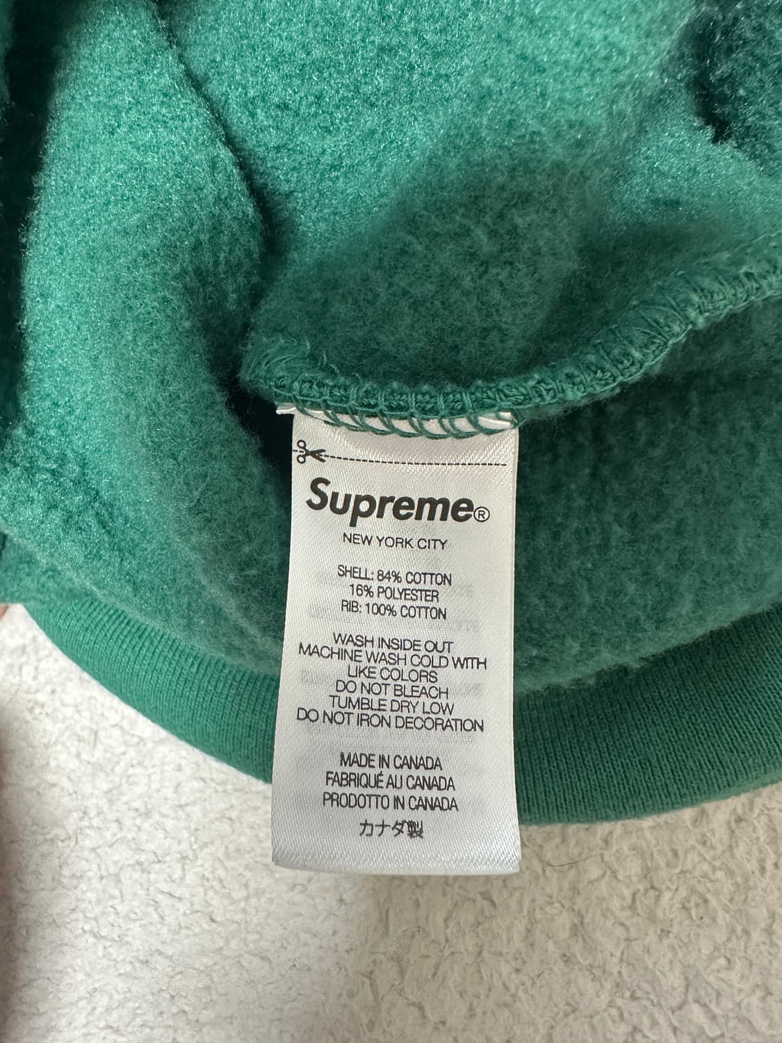 슈프림 맨투맨 L사이즈 NYC 크루넥 23fw 상품이미지6