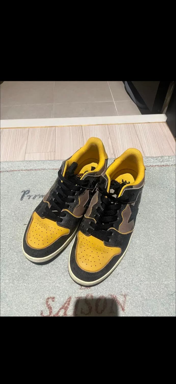 베이프스타 sk8 빈티지옐로우 12size 상품이미지1