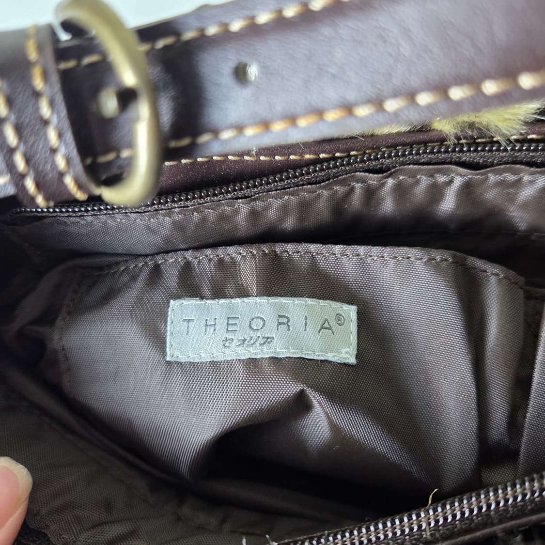 [Theoria] 세오리아 갸루 레오파드 퍼 숄더백 상품이미지3