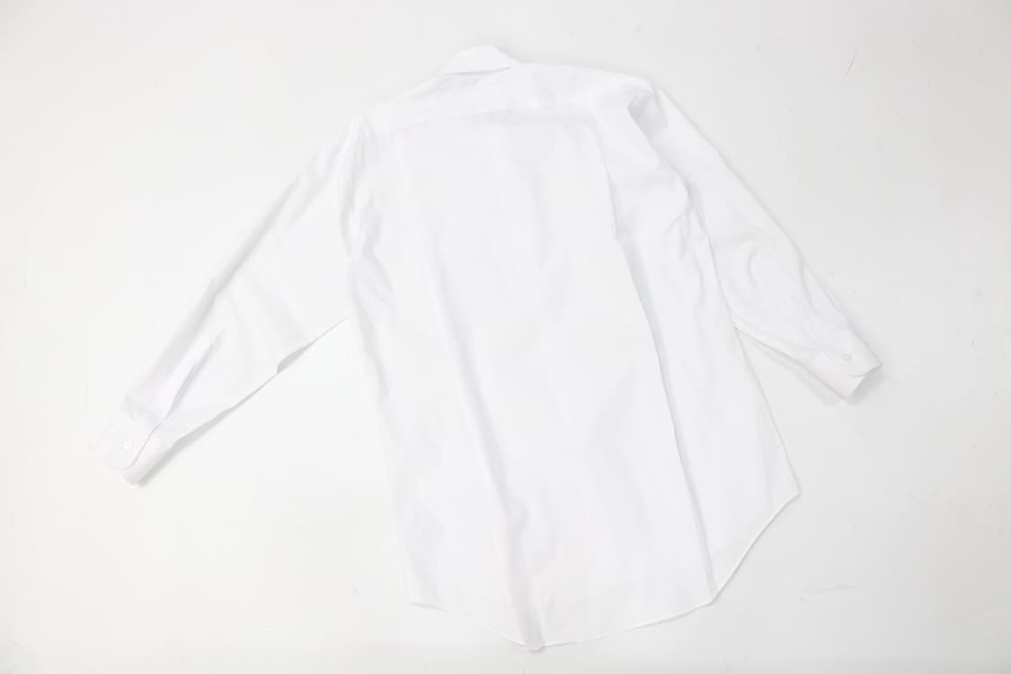 Courreges 쿠레주 빈티지 미니멀 화이트 드레스 셔츠 상품이미지6