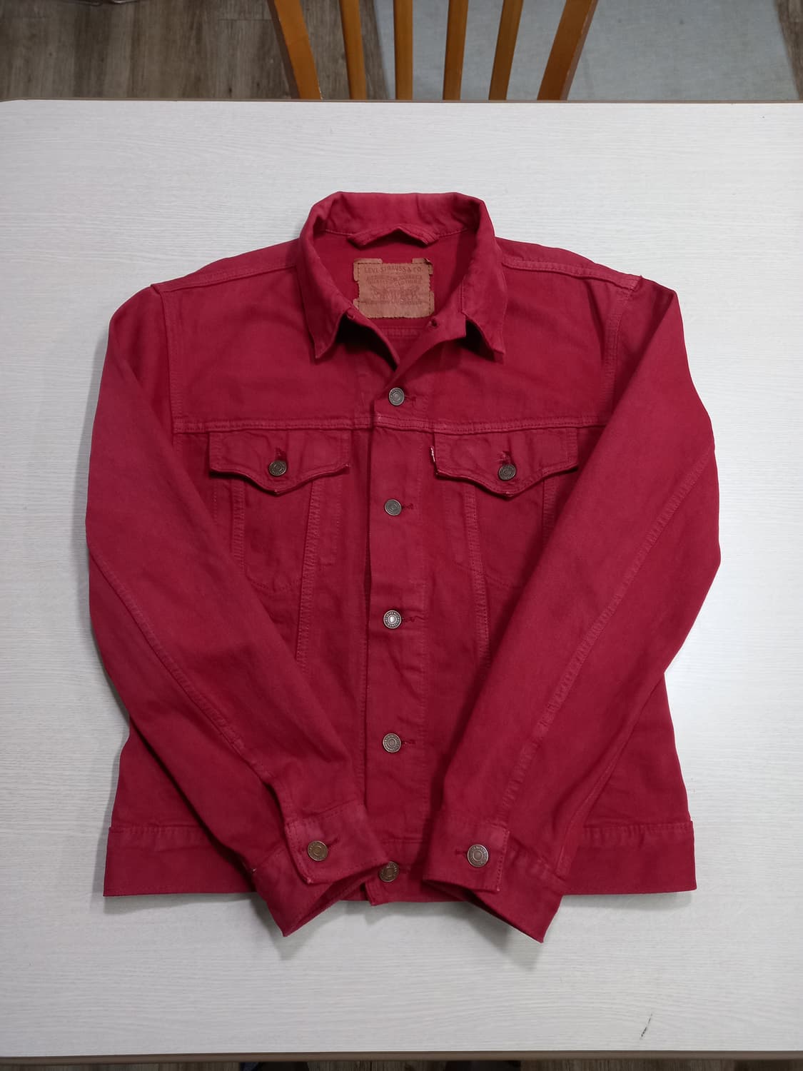 M95 90's 리바이스 Canada 데님자켓 레드 M-990 상품이미지3
