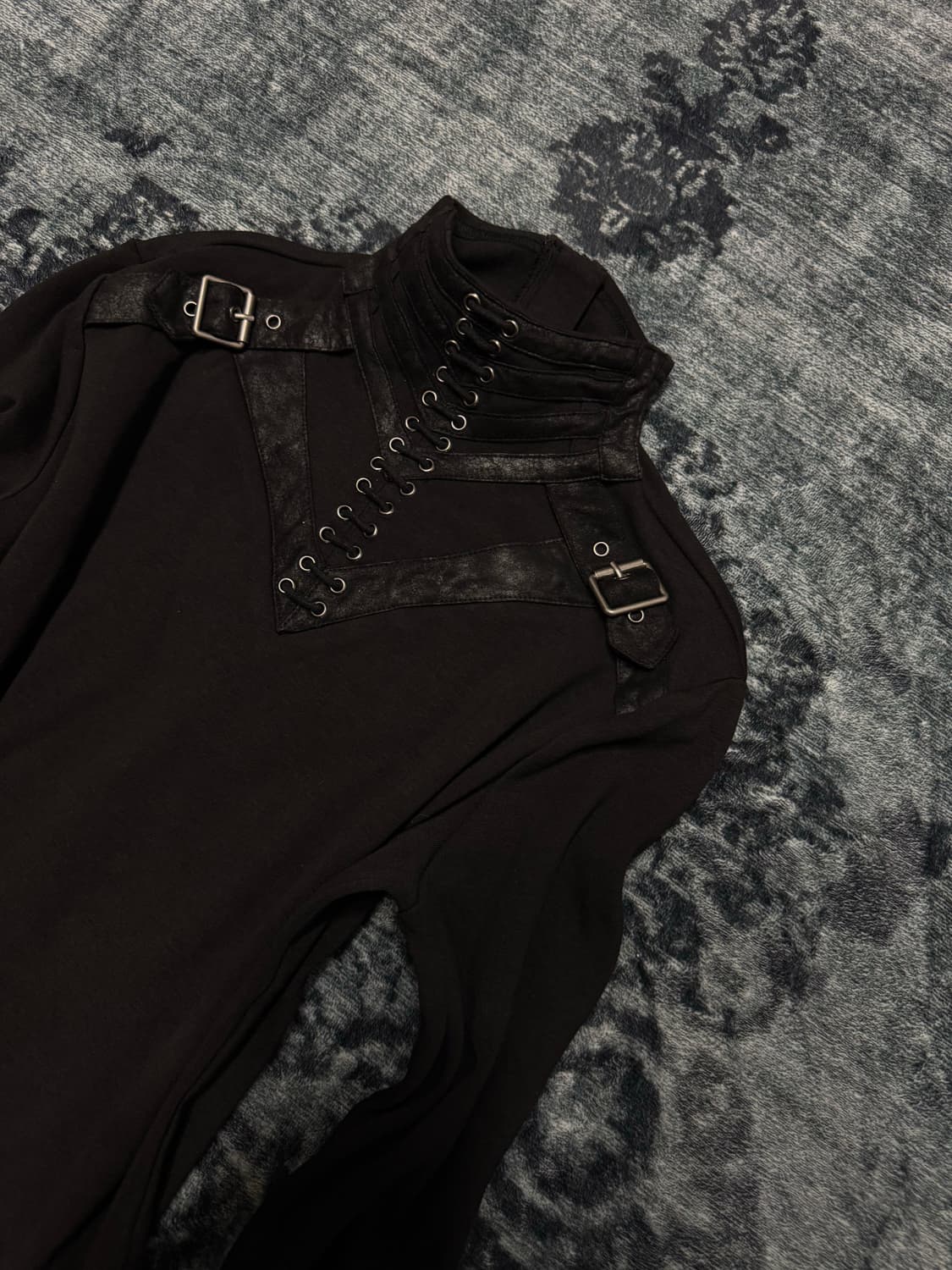 Punk rave goth bondage top  상품이미지3