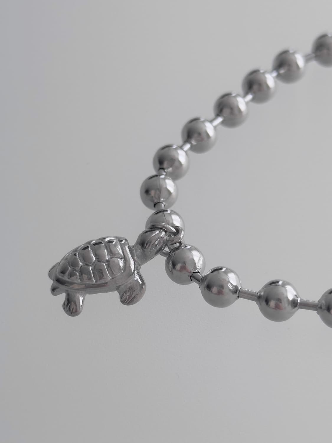 Turtle ballchain necklace 상품이미지3