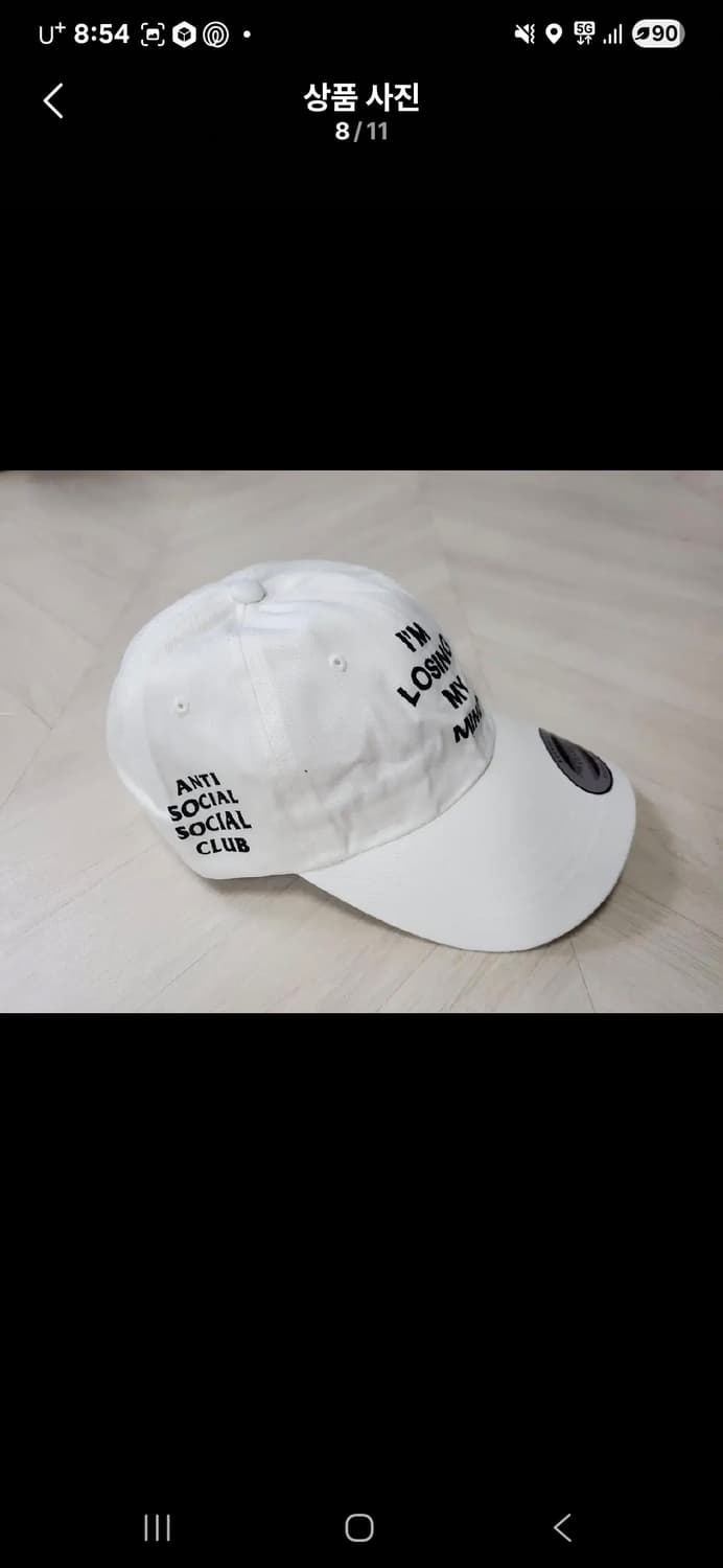 미사용 안티소셜소셜클럽 볼캡 weird cap 상품이미지7