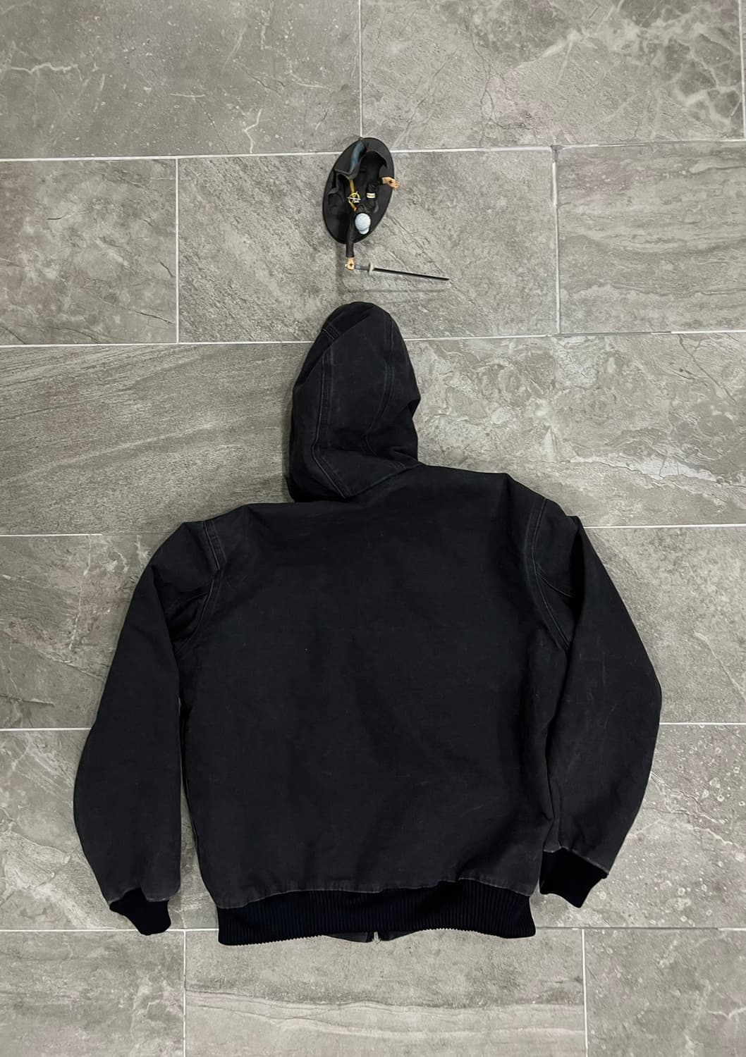 (M) 칼하트 후드 덕 액티브 자켓 J130 BLK 블랙 상품이미지2