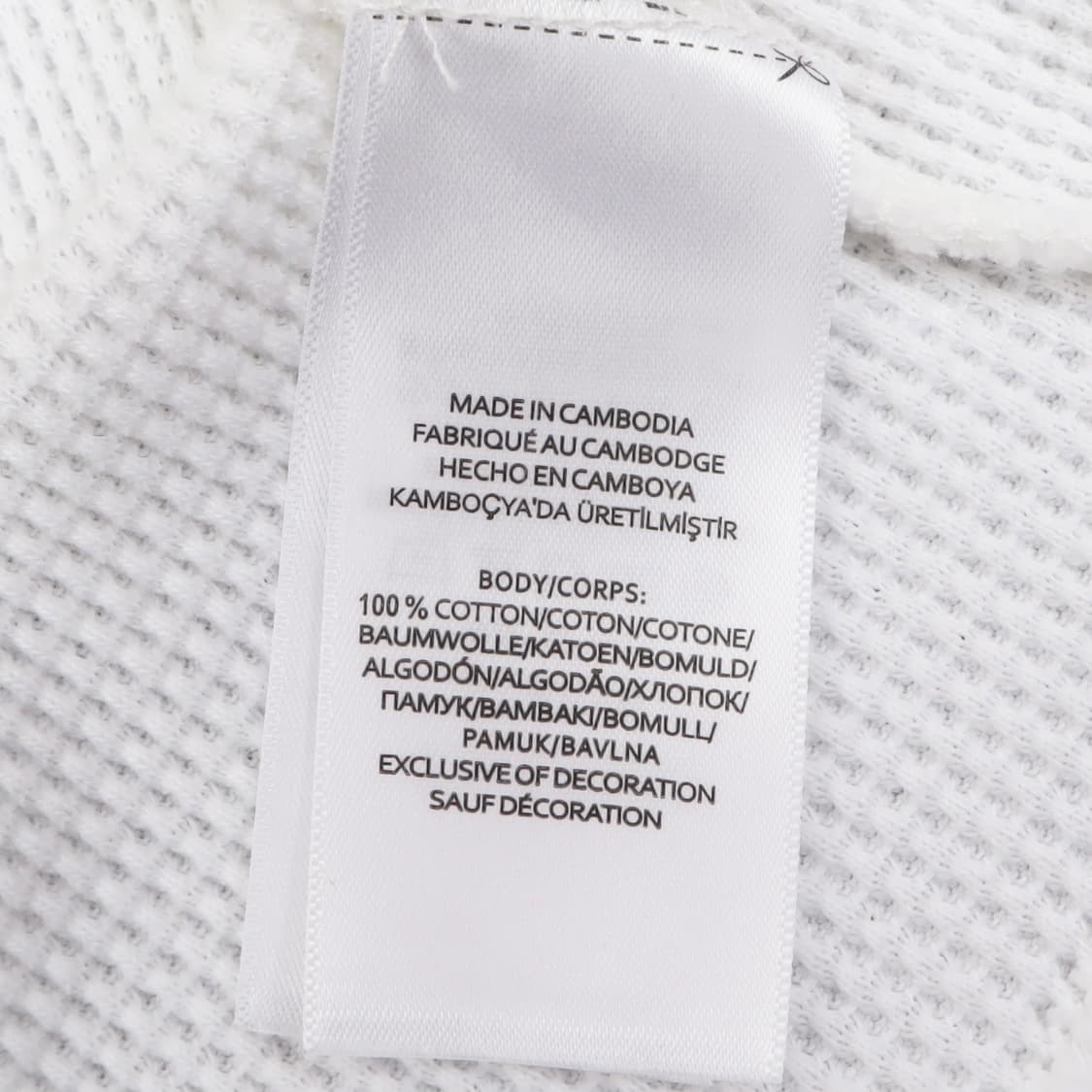 폴로 랄프로렌 화이트 코튼 와플 롱슬리브 상품이미지9