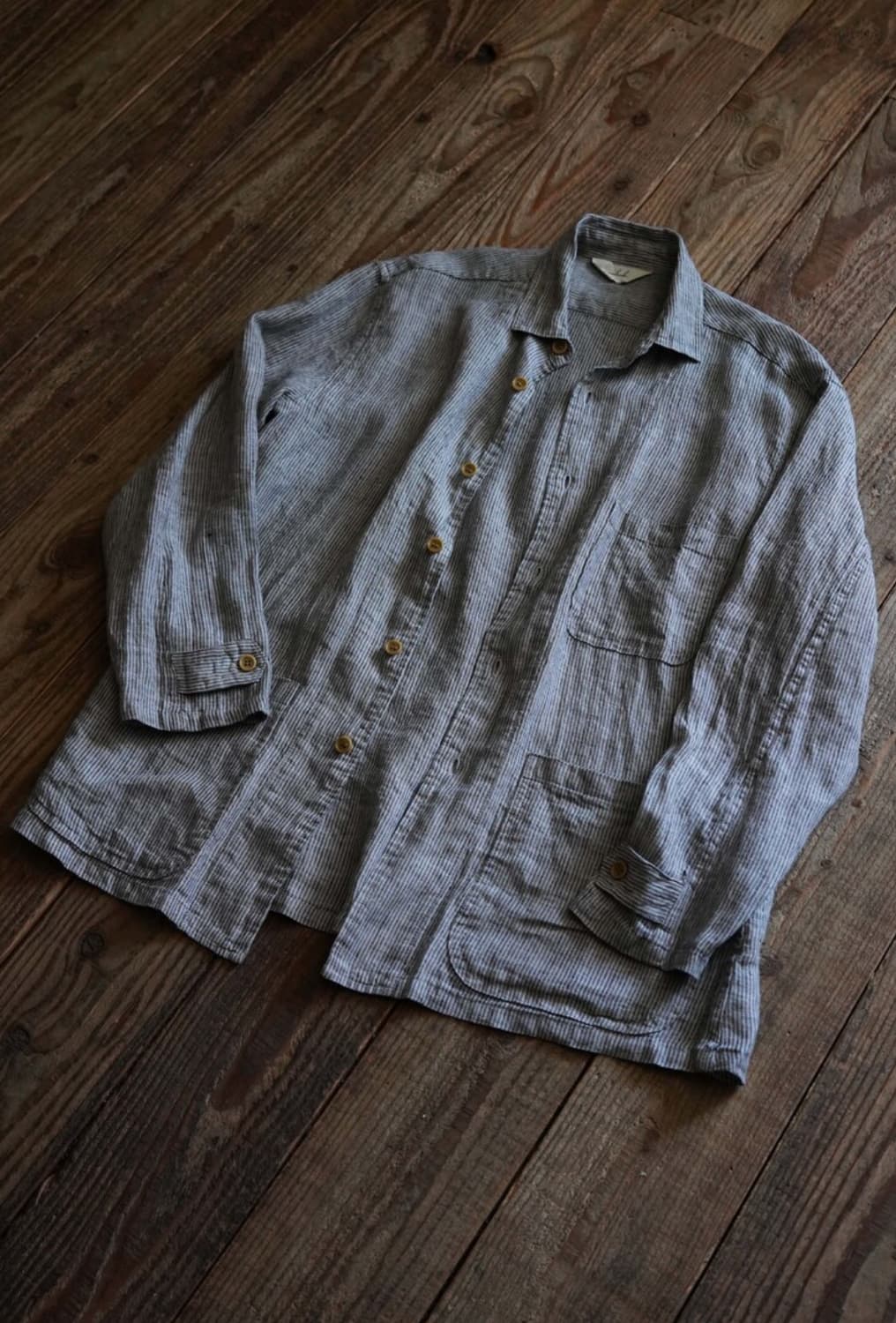 워드로브41 Barista Shirts JK Grey Stripe XL 상품이미지1