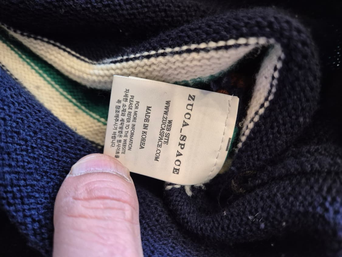 (ZUCA_SPACE)의 스트라이프 니트 스웨터 상품이미지4