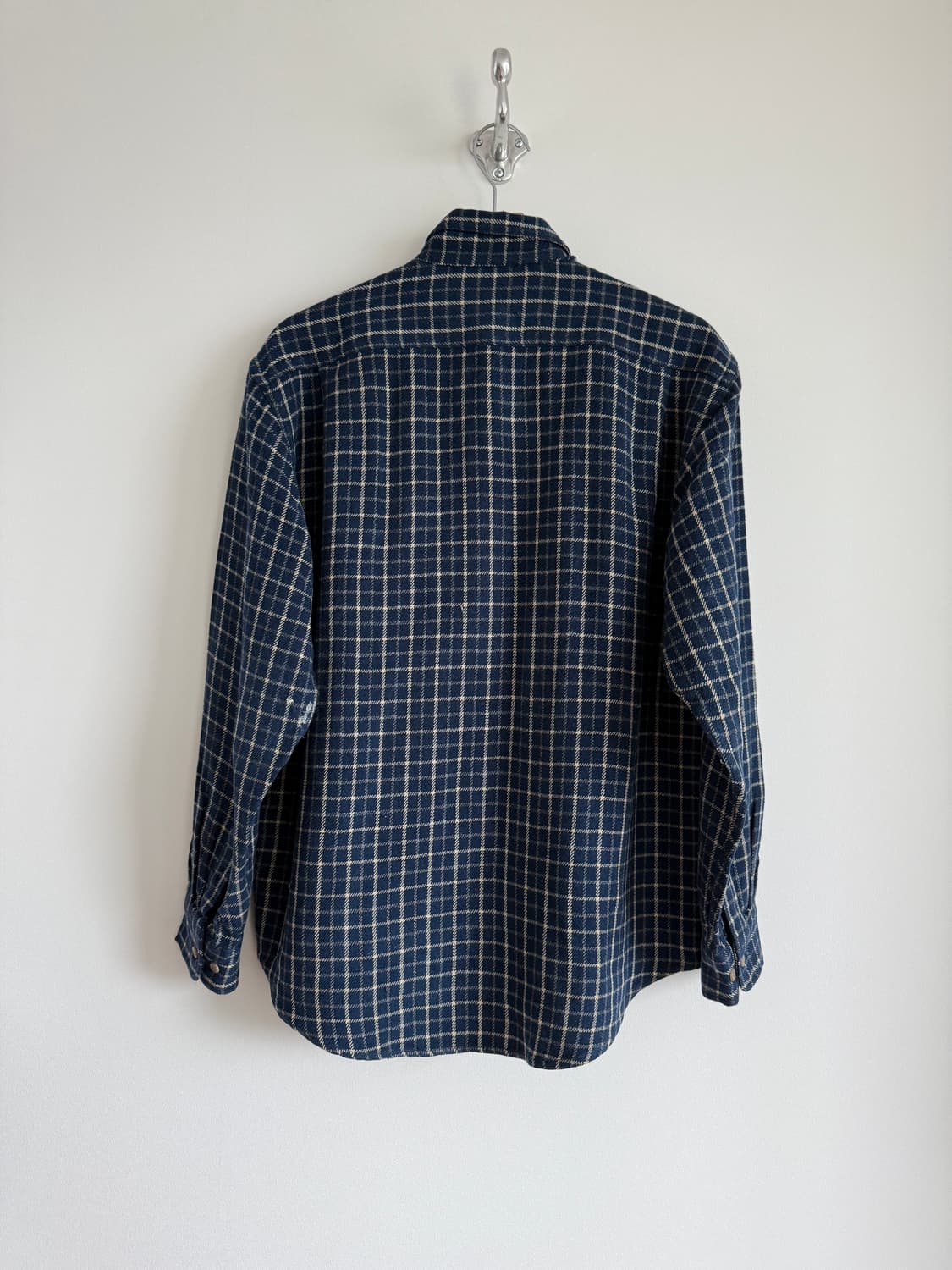 올드 유니클로(UNIQLO) 박스로고 플란넬 셔츠 상품이미지4