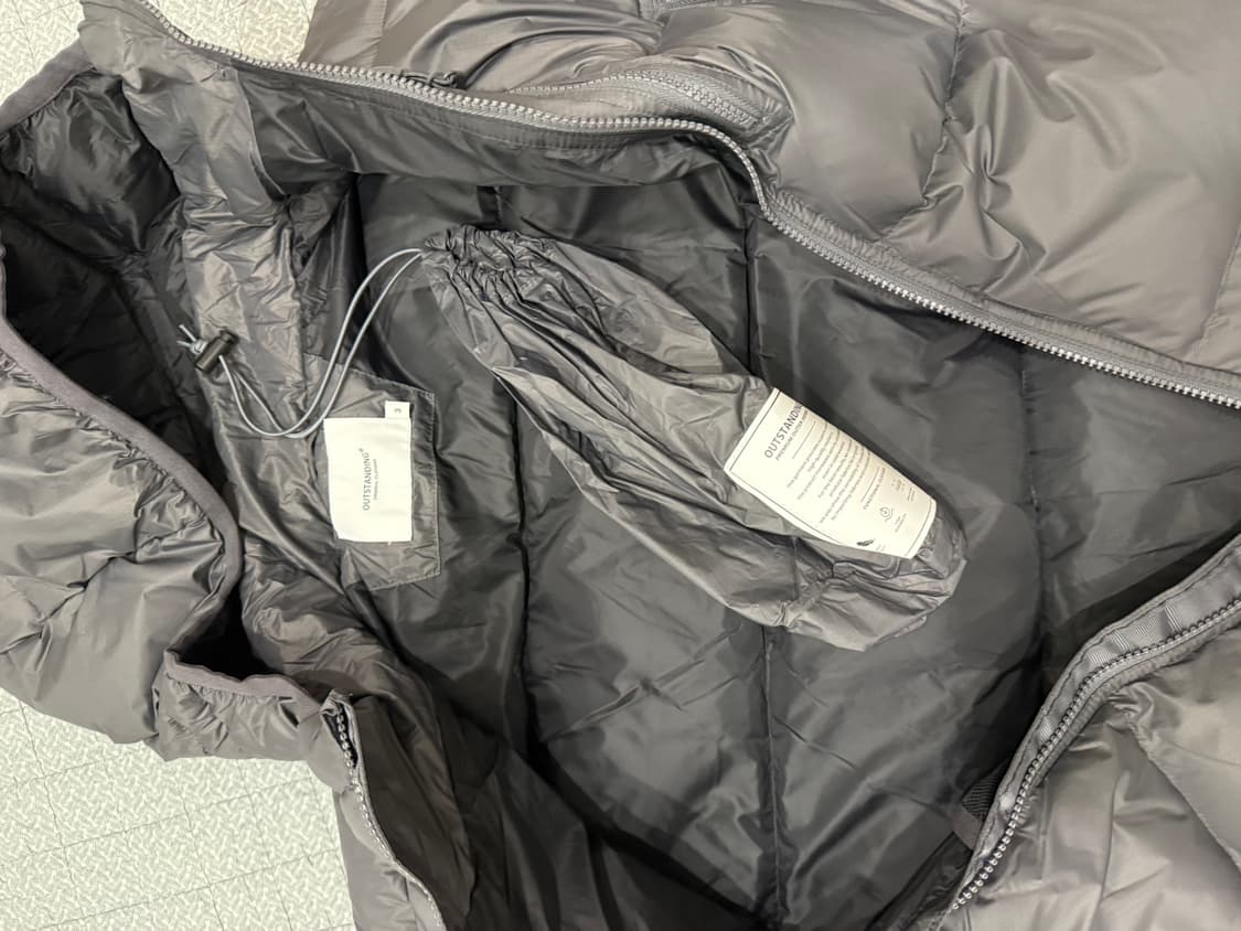 아웃스탠딩 마운틴 다운 파카(차콜) 상품이미지2